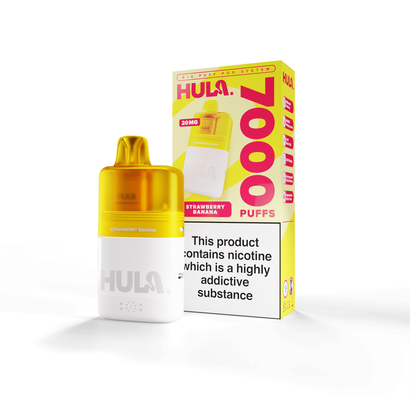 Hula 7000 Pre-Filled Pod Kit - 20mg