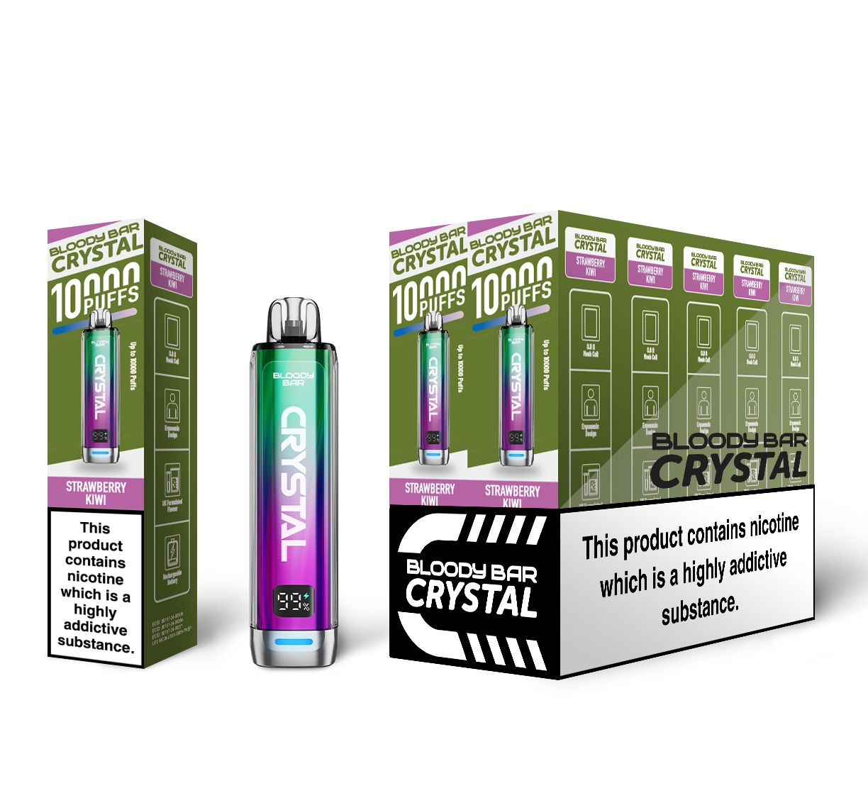 Bloody Mary TBO Bloody Bar Crystal 10K Pre-Filled Pod Kit - 20mg
