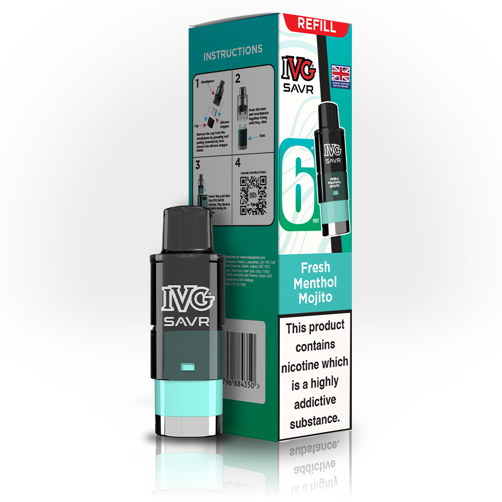 IVG SAVR Pre-filled Replacement Pods - 20mg