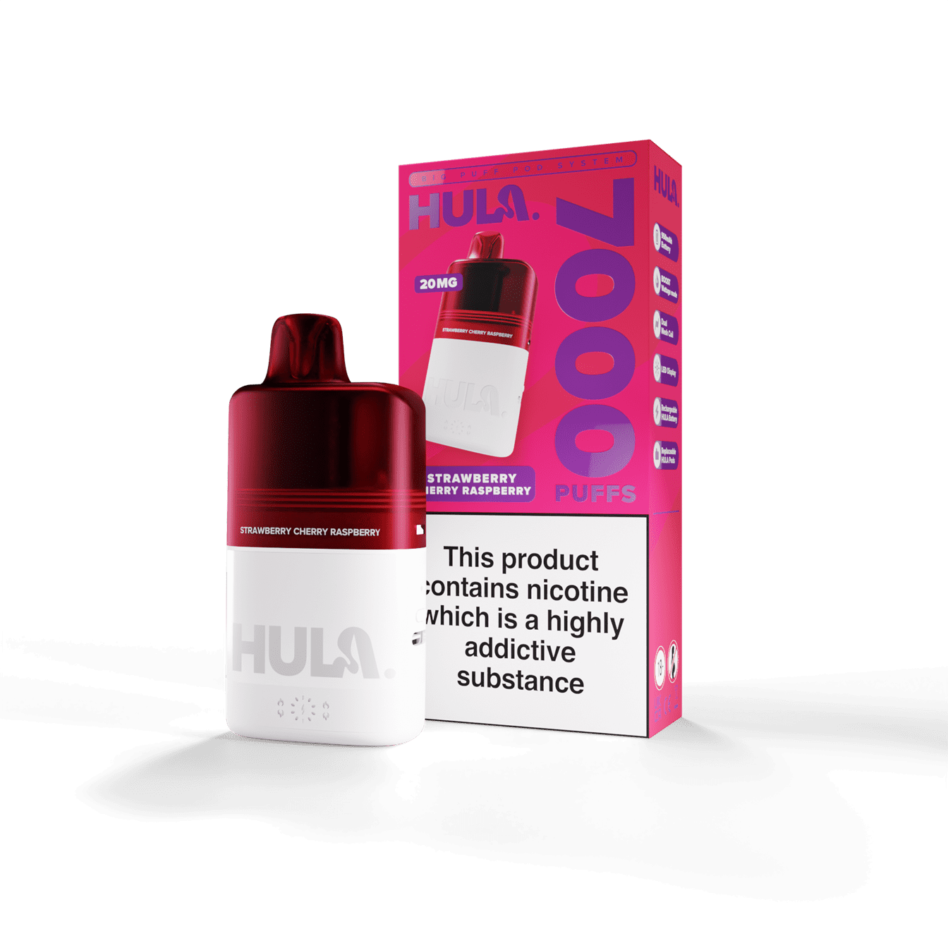 Hula 7000 Pre-Filled Pod Kit - 20mg