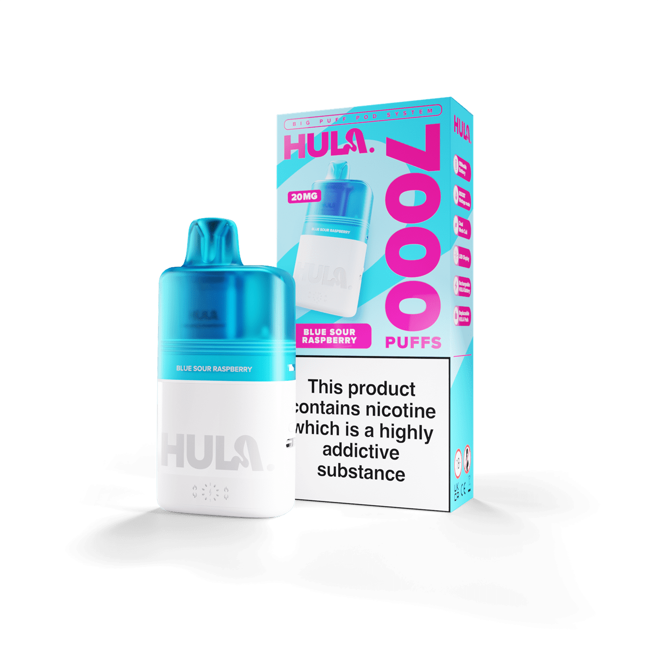 Hula 7000 Pre-Filled Pod Kit - 20mg