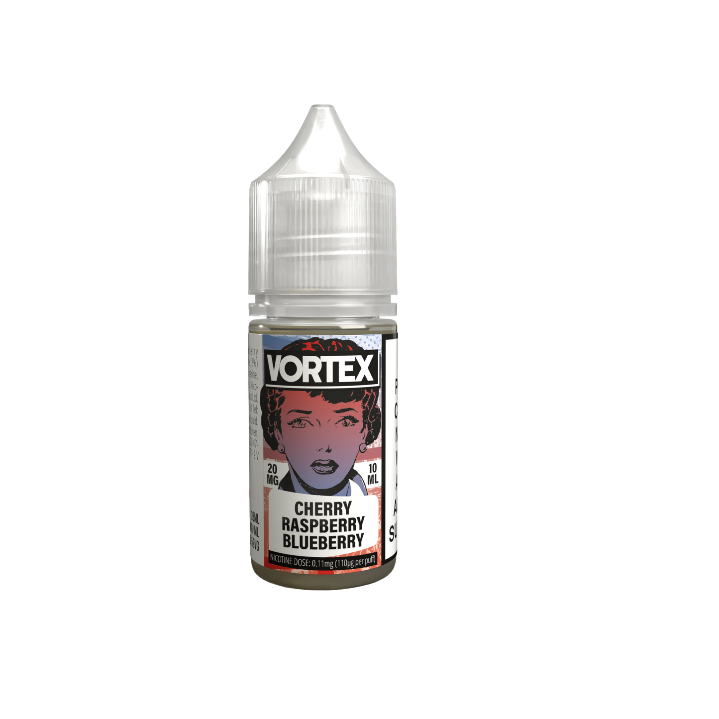 VORTEX Nic Salt 10ml Nicotine Salt E-liquid - CHERRY RASPBERRY BLUEBERRY