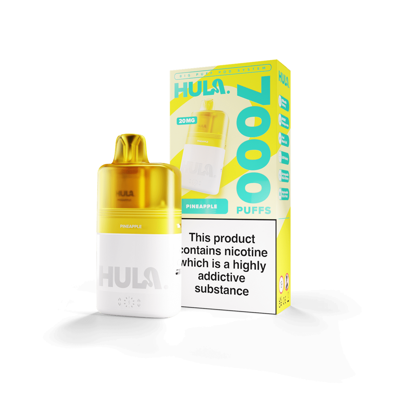Hula 7000 Pre-Filled Pod Kit - 20mg