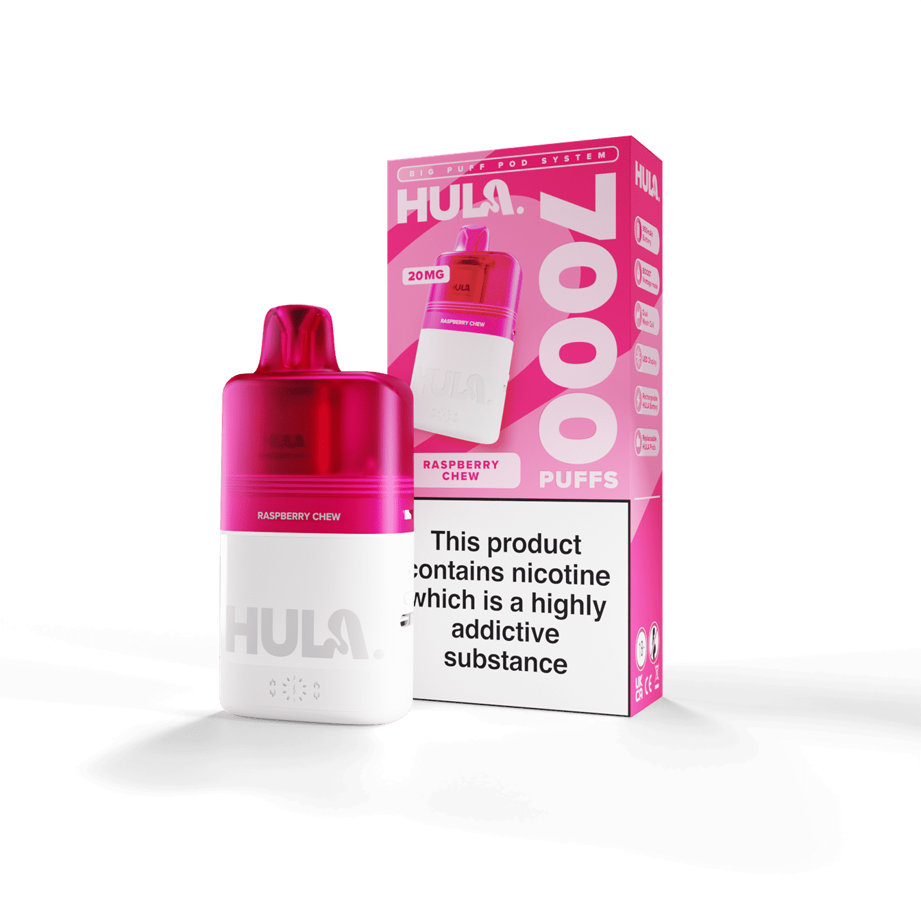 Hula 7000 Pre-Filled Pod Kit - 20mg