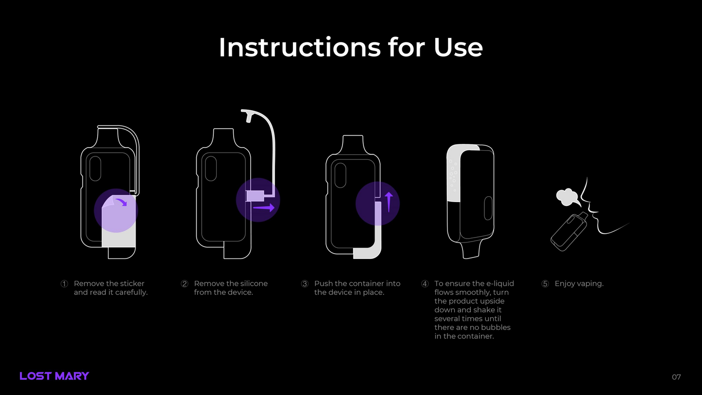 Lost Mary BM6000 Refill Edition Pre-Filled Pod Vape Kit 1000mAh - 20mg