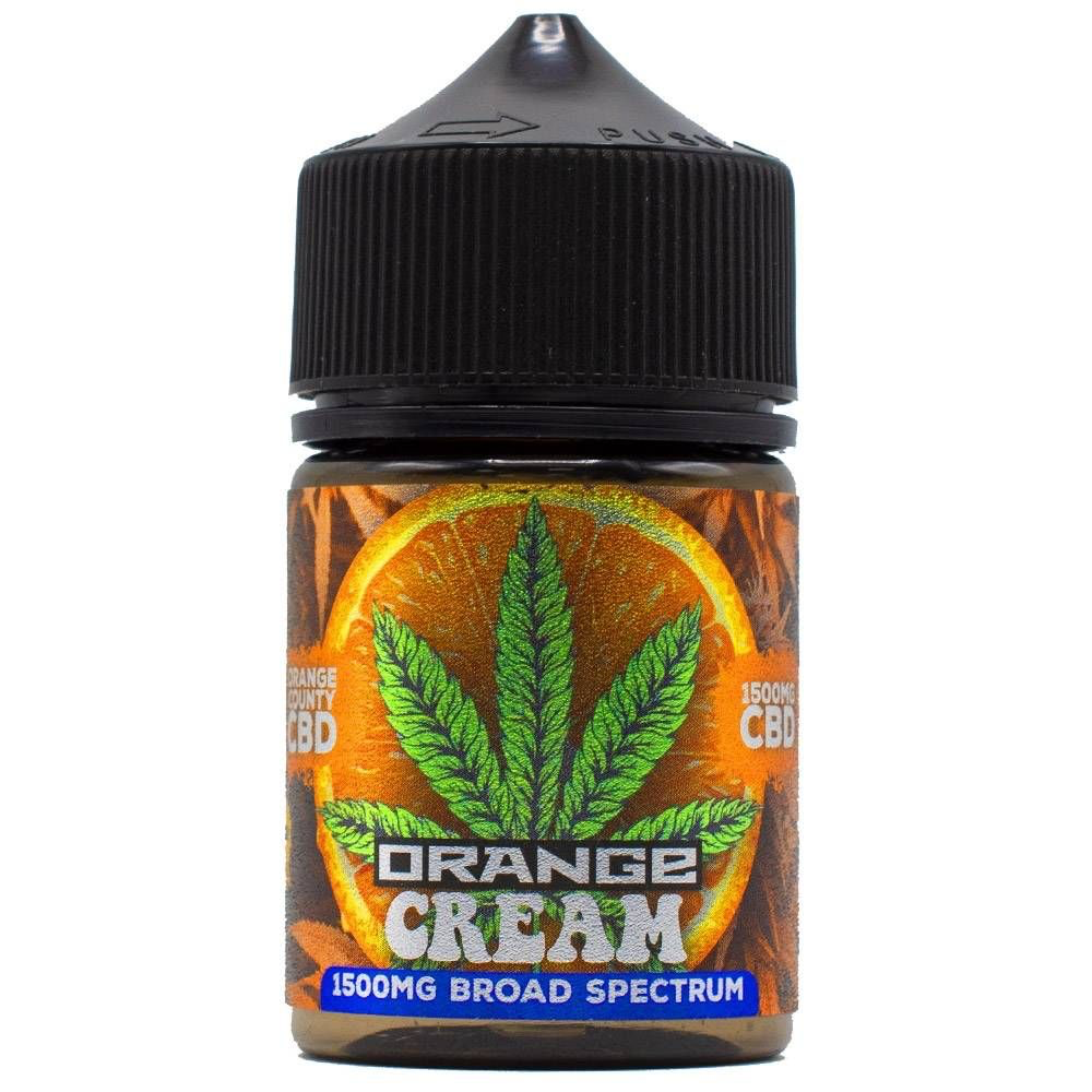 Orange County CBD Cali Range Broad Spectrum CBD E-Liquid 50ml 1500/2500mg - ORANGE CREAM