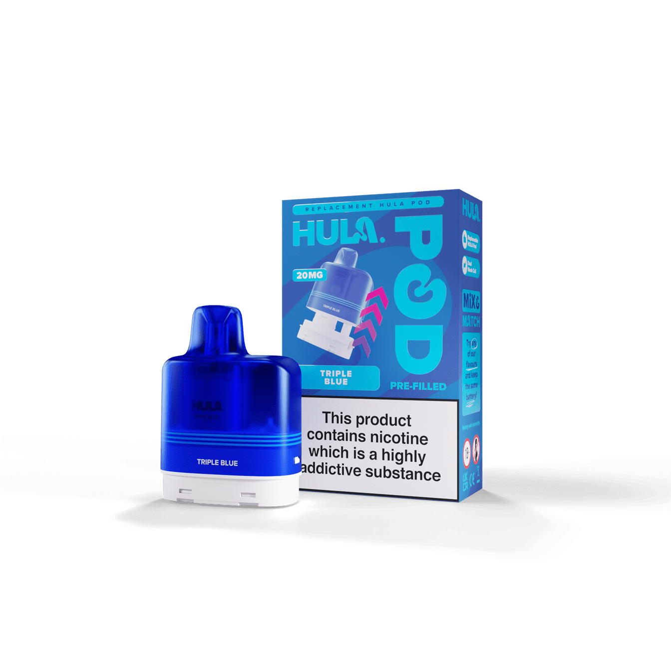 Hula 7000 Pre-Filled Replacement Pods - 20mg