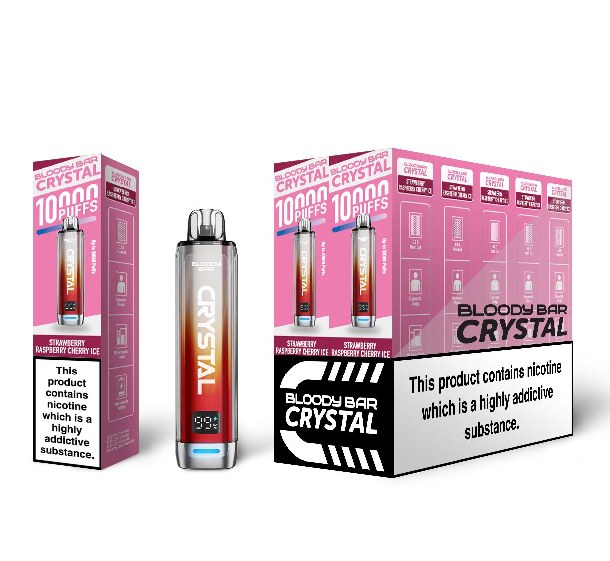 Bloody Mary TBO Bloody Bar Crystal 10K Pre-Filled Pod Kit - 20mg