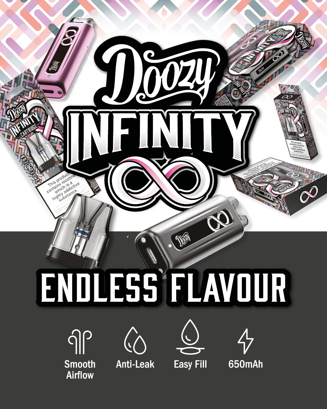 Doozy Vape Co INFINITY Pod Kit - 650mAh