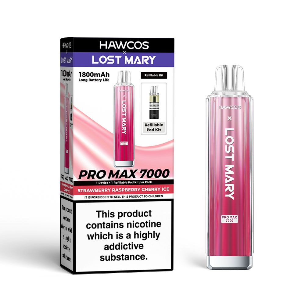 HAWCOS x Lost Mary PRO MAX 7000 Pre-Filled Pod Vape Kit 1800mAh - 20mg