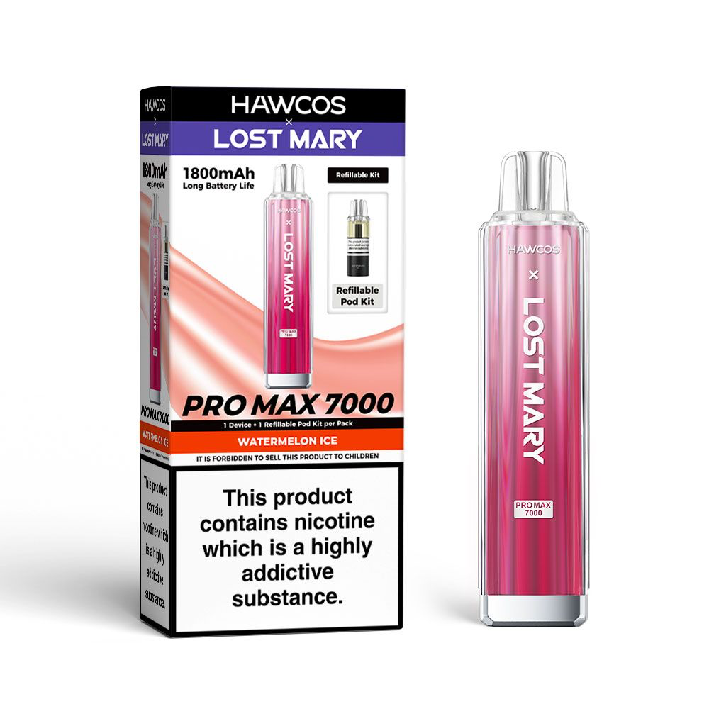 HAWCOS x Lost Mary PRO MAX 7000 Pre-Filled Pod Vape Kit 1800mAh - 20mg