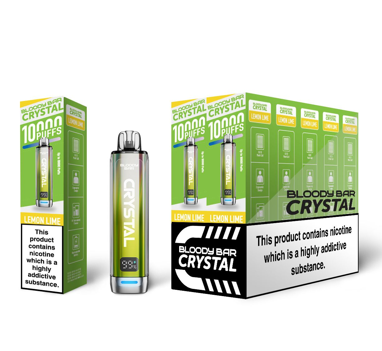 Bloody Mary TBO Bloody Bar Crystal 10K Pre-Filled Pod Kit - 20mg