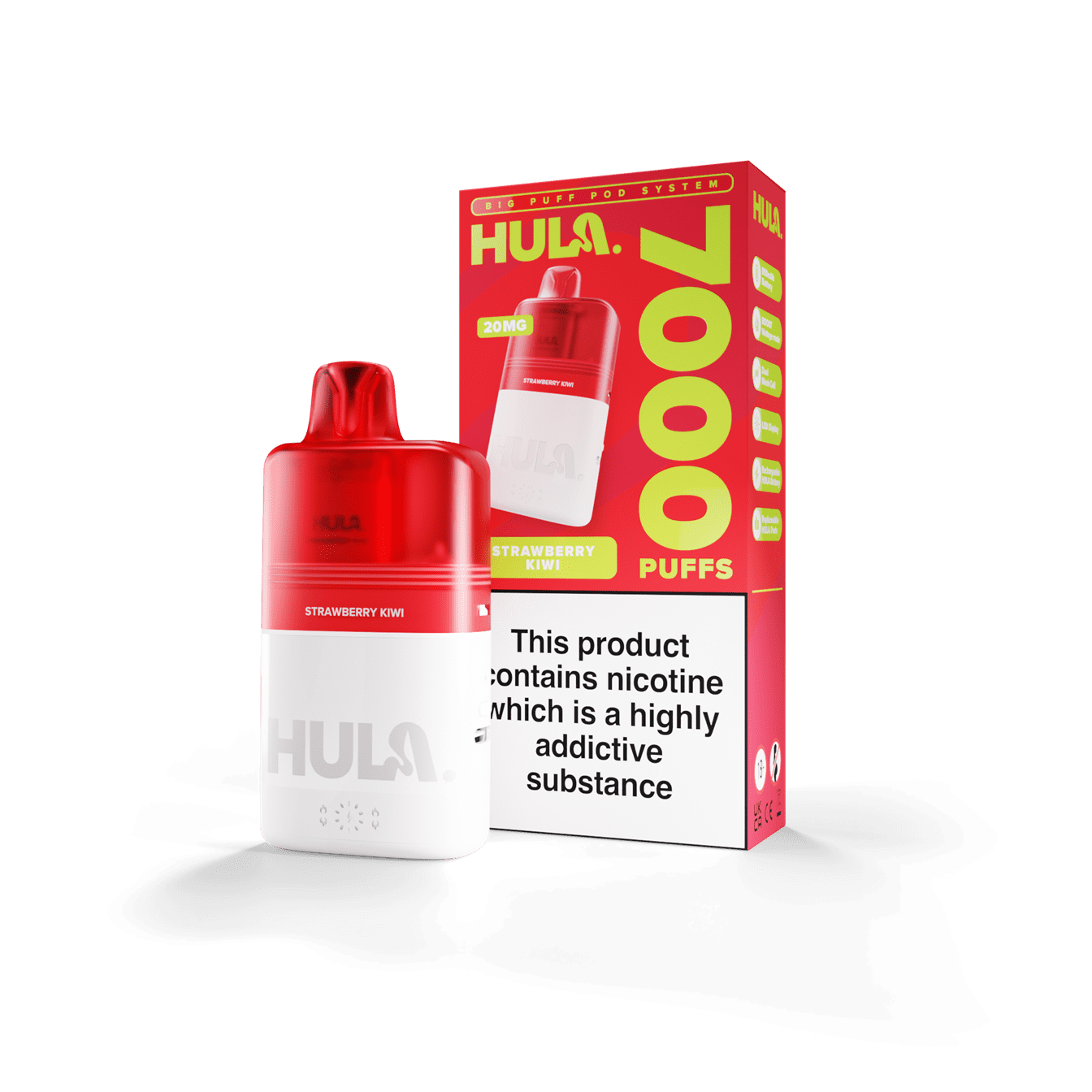 Hula 7000 Pre-Filled Pod Kit - 20mg