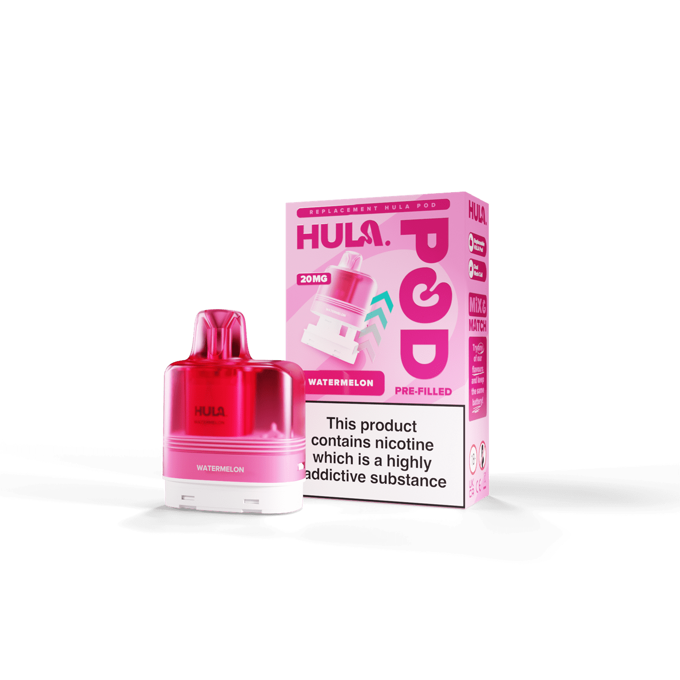 Hula 7000 Pre-Filled Replacement Pods - 20mg