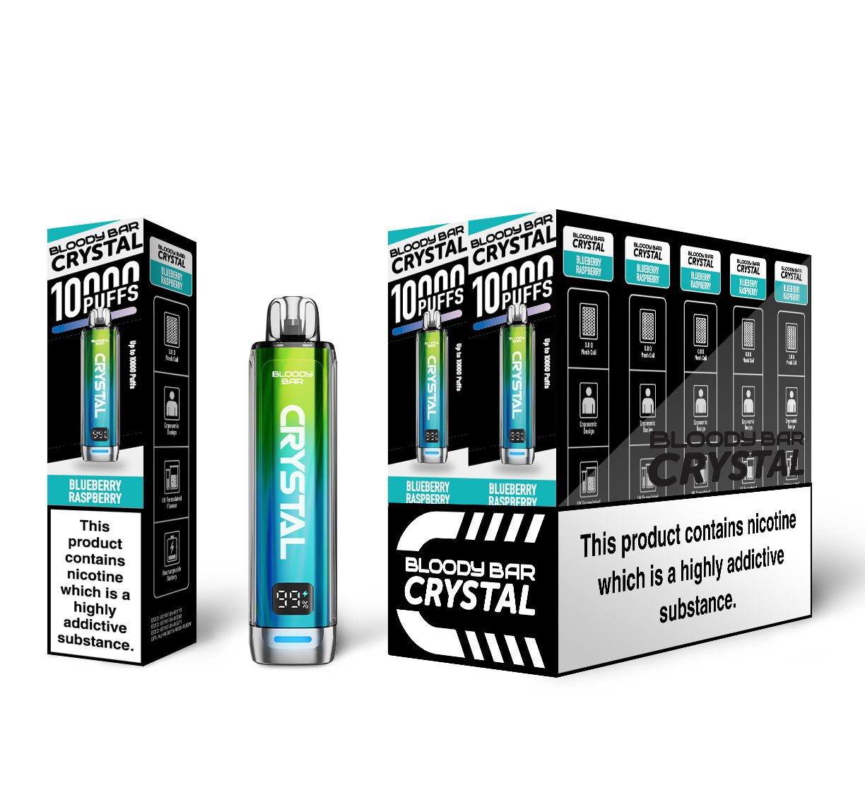 Bloody Mary TBO Bloody Bar Crystal 10K Pre-Filled Pod Kit - 20mg