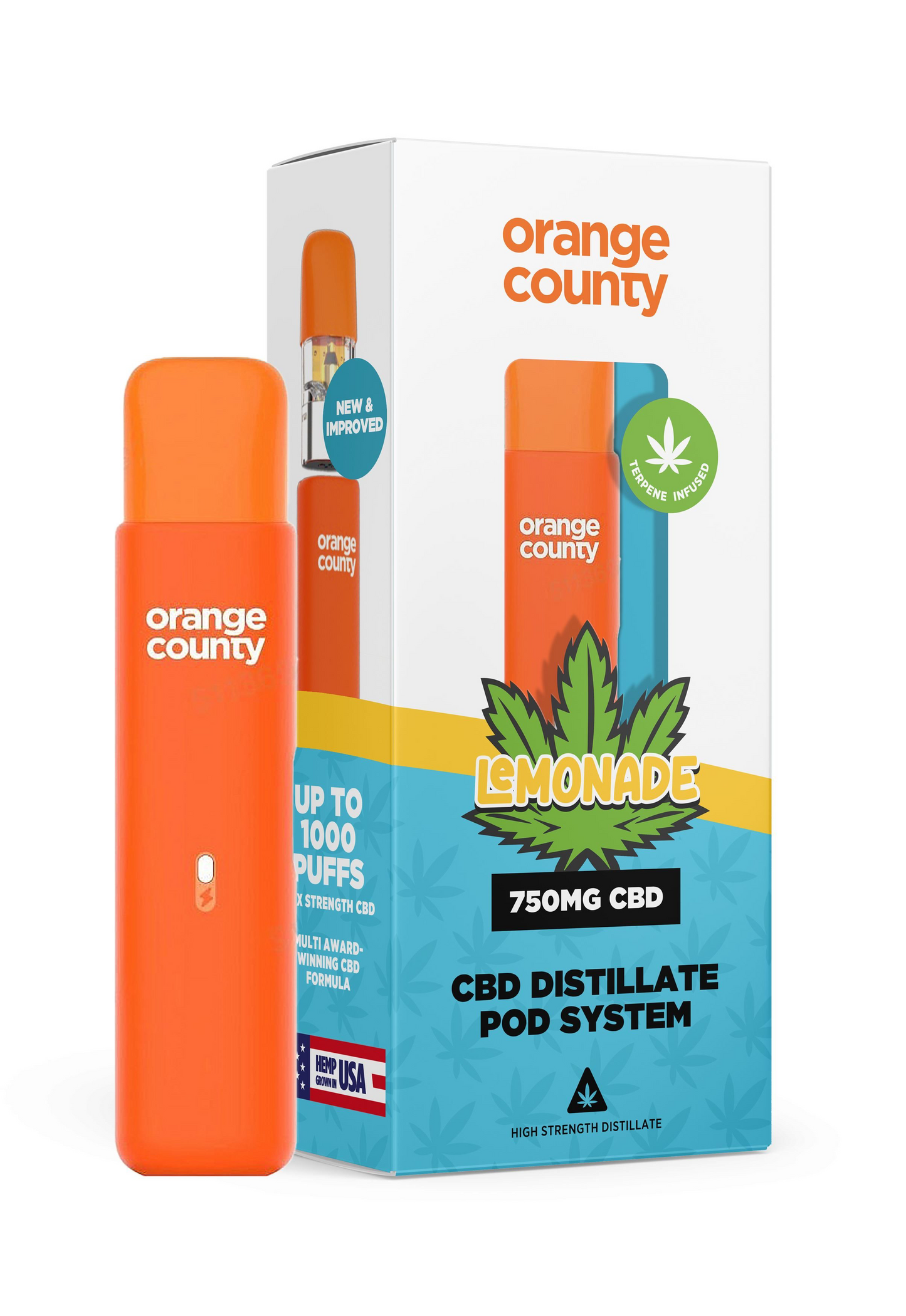 Orange County CBD Cali Range 750mg Pre-Filled Pod Kit
