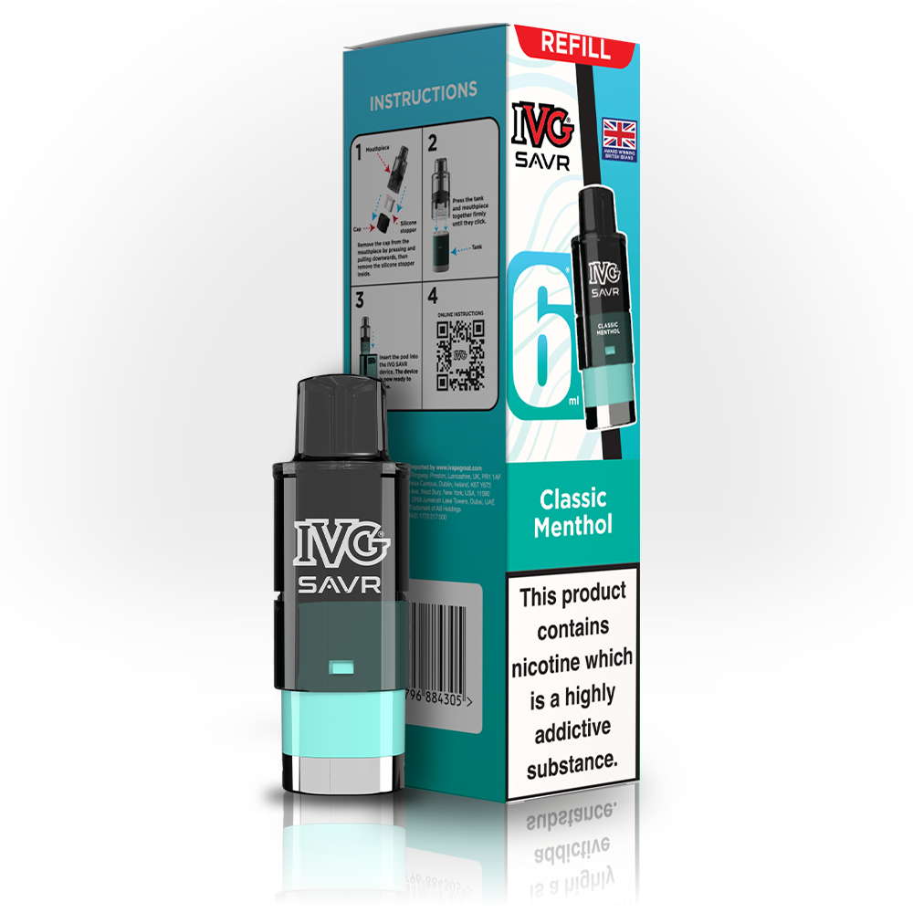 IVG SAVR Pre-filled Replacement Pods - 20mg