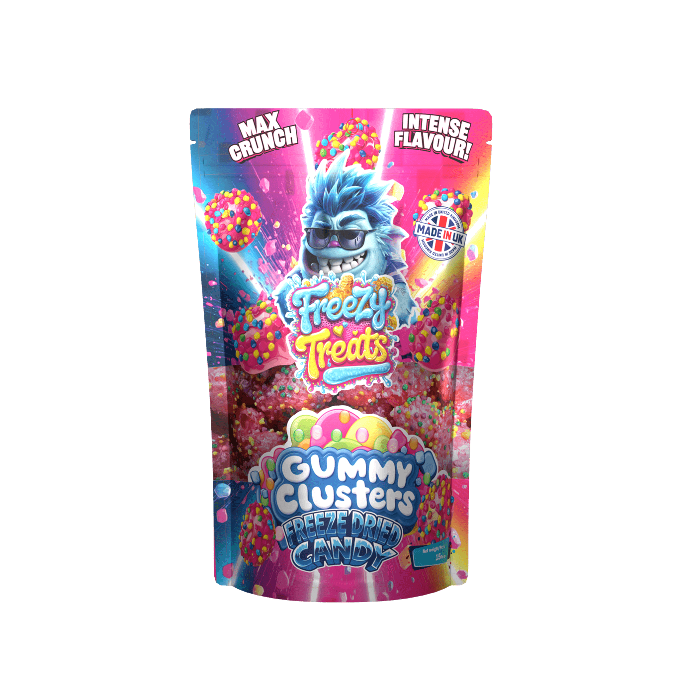 Freezy Treats Freeze Dried Candy - GUMMY CLUSTERS
