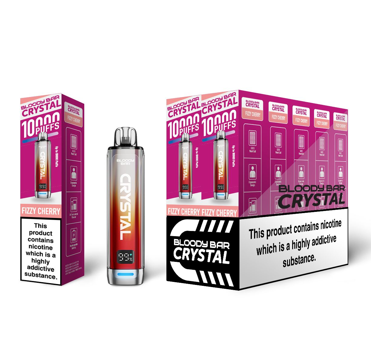 Bloody Mary TBO Bloody Bar Crystal 10K Pre-Filled Pod Kit - 20mg