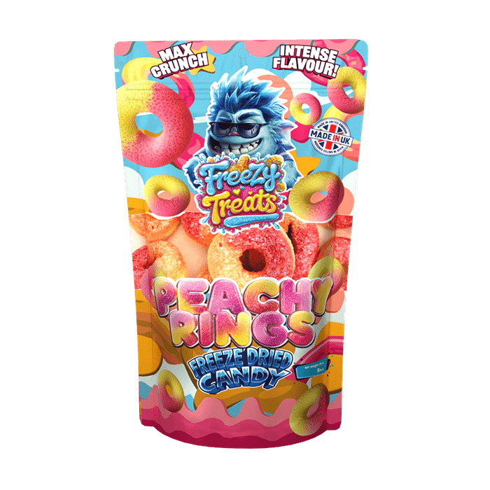 Freezy Treats Freeze Dried Candy - PEACHY RINGS