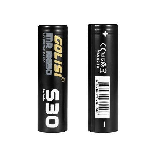 Golisi - S30 Batteries 3000mAh 35A (18650) Pack of 2