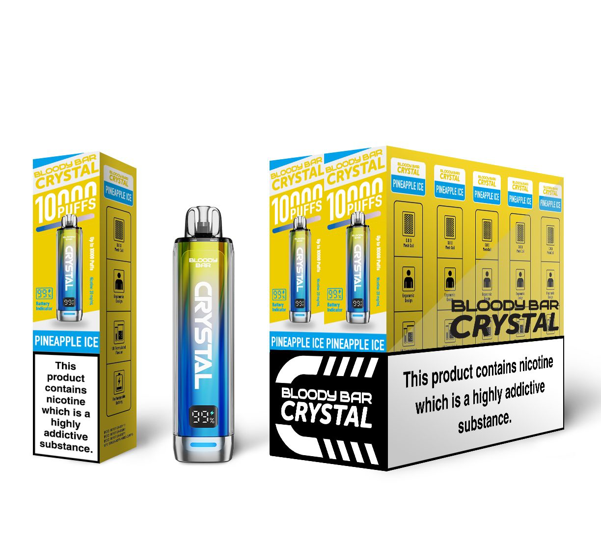 Bloody Mary TBO Bloody Bar Crystal 10K Pre-Filled Pod Kit - 20mg