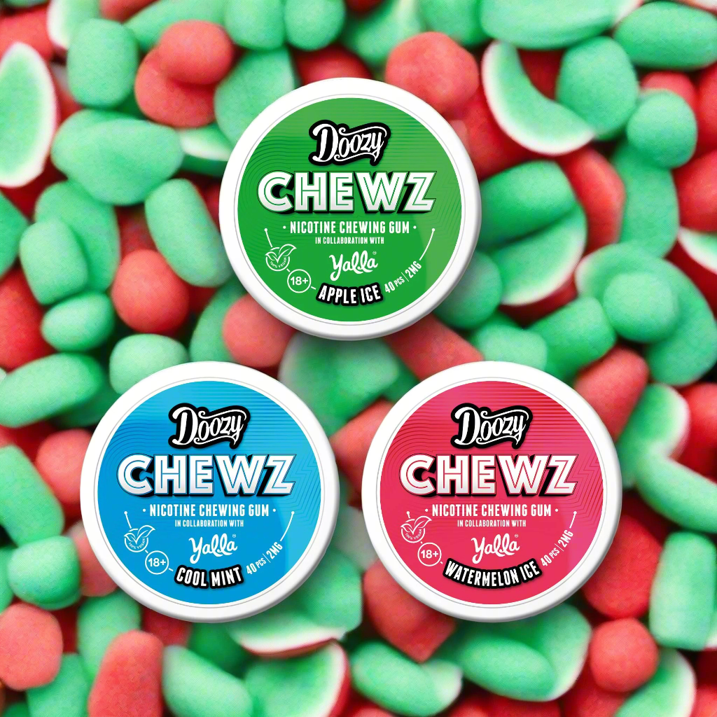 Doozy Chewz 2mg Nicotine Chewing Gum - 40pcs Per Pack