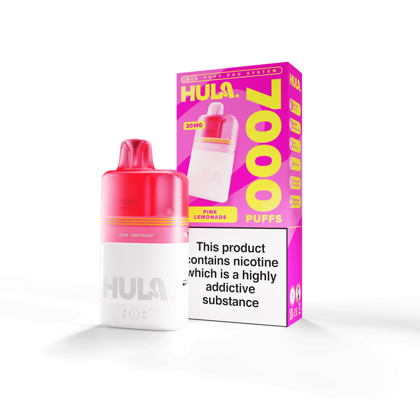 Hula 7000 Pre-Filled Pod Kit - 20mg