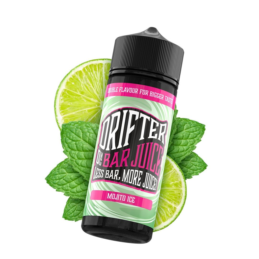 Drifter Bar Juice 50/50 100ml Shortfill E-liquid Zero Nicotine 0mg - Various Flavours (2x FREE NIC SHOTS)