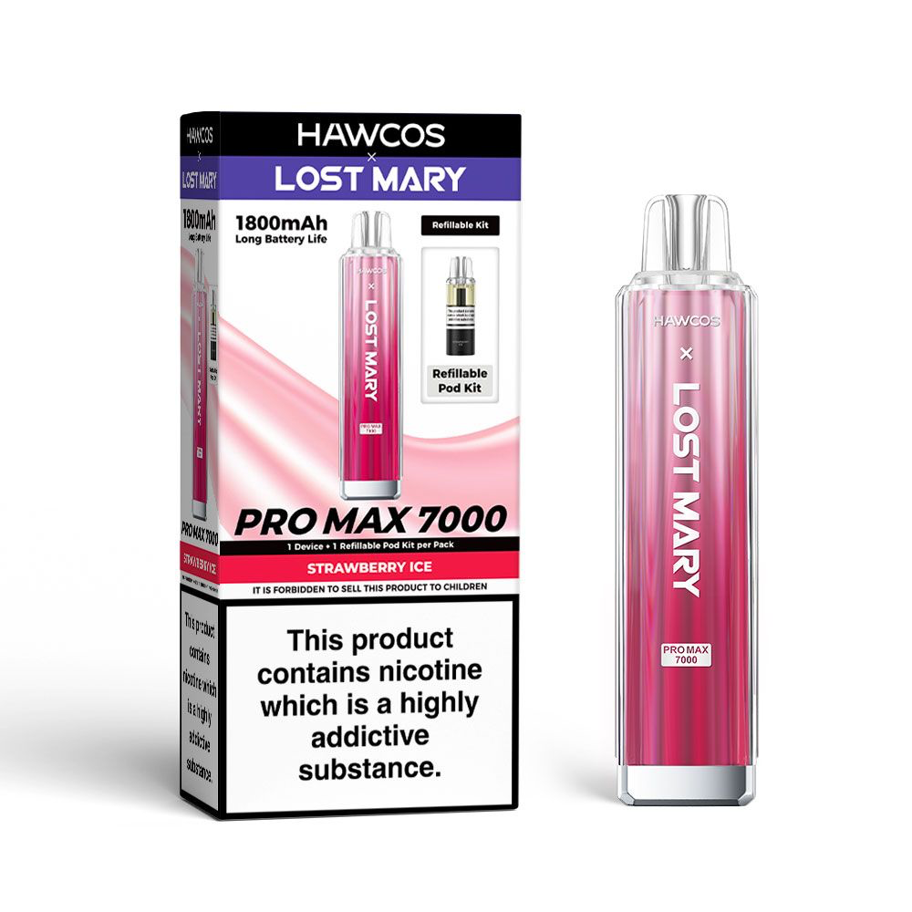 HAWCOS x Lost Mary PRO MAX 7000 Pre-Filled Pod Vape Kit 1800mAh - 20mg