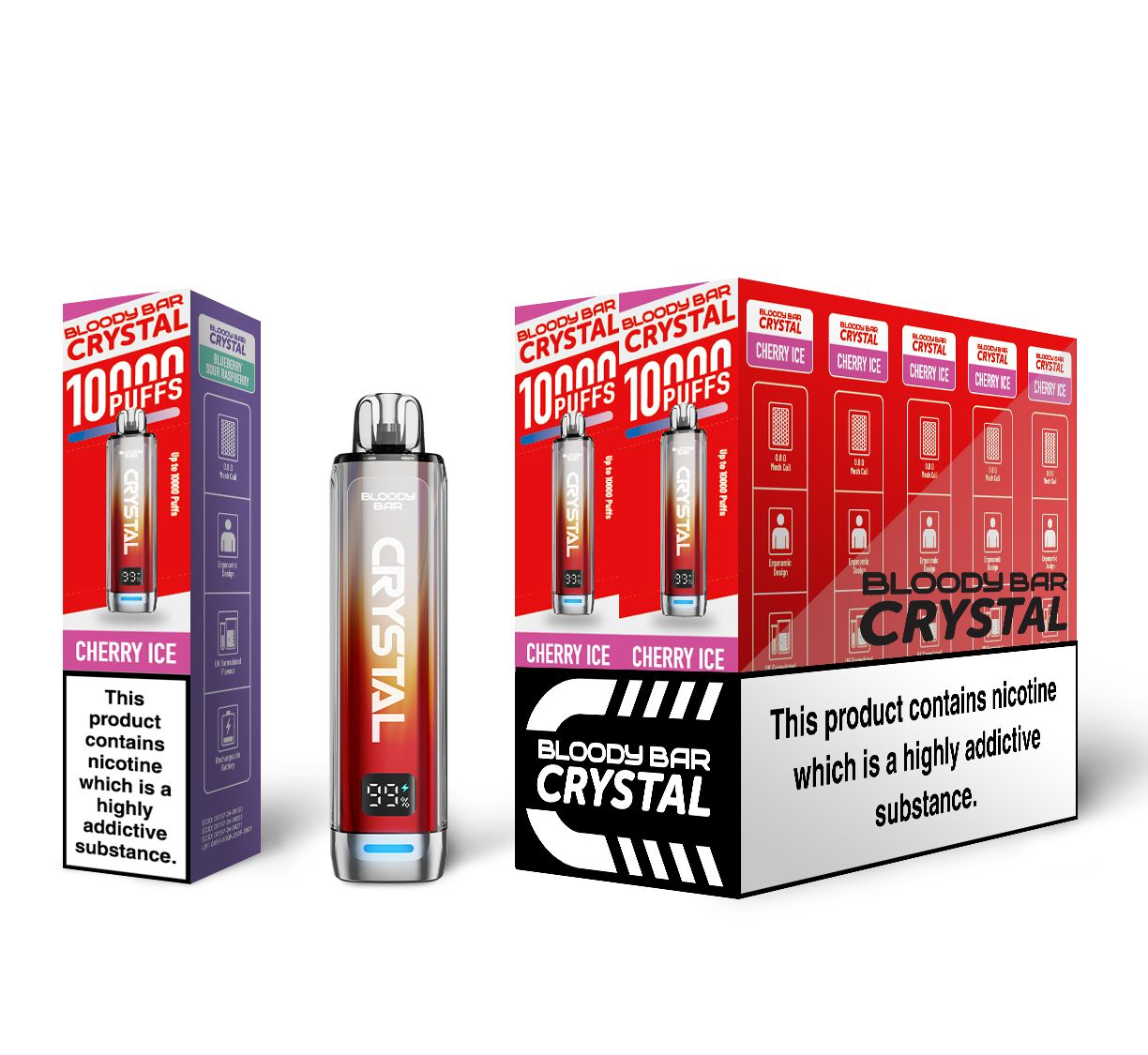 Bloody Mary TBO Bloody Bar Crystal 10K Pre-Filled Pod Kit - 20mg