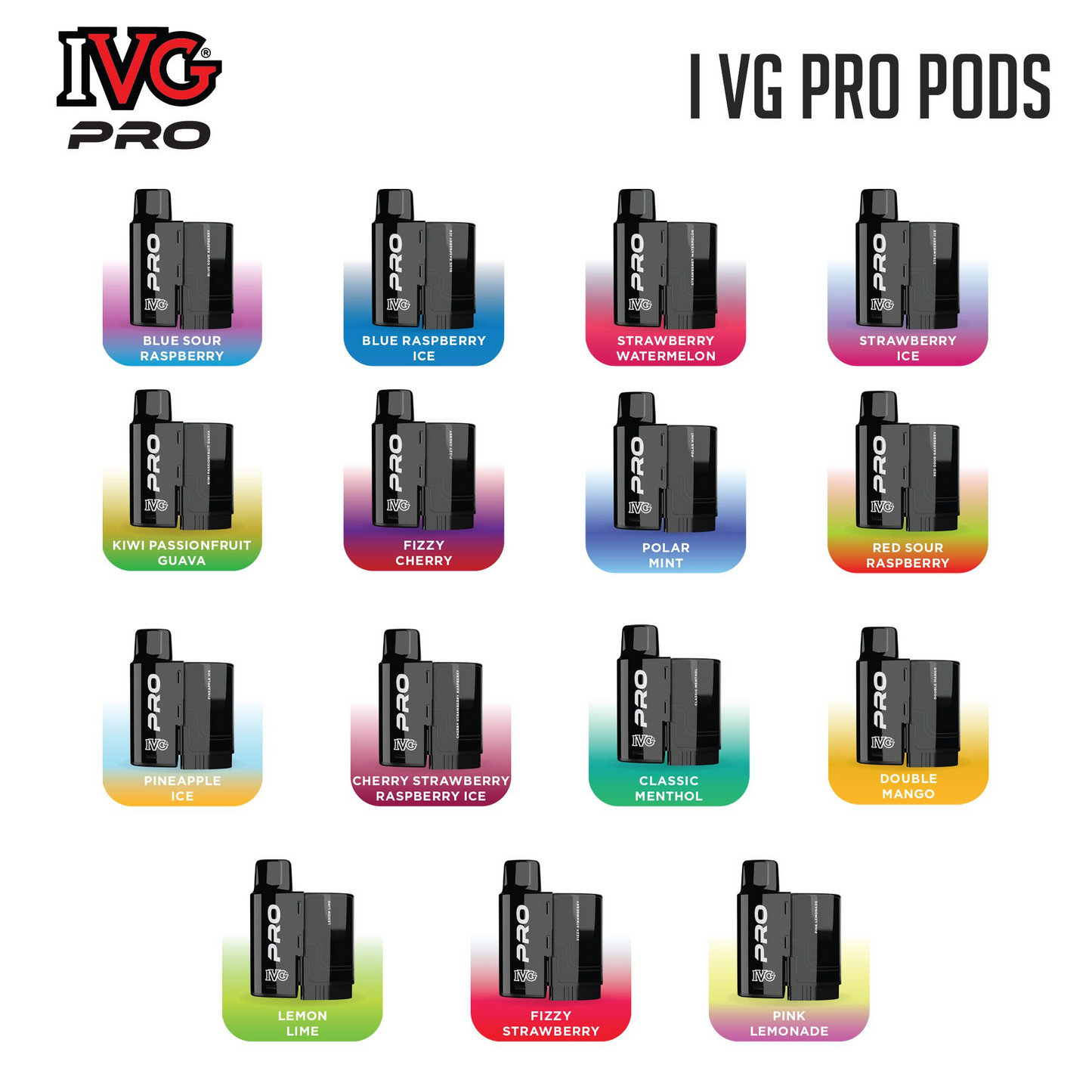 IVG Pro 12 Replacement Pre-filled Disposable Pods - 1 Pack 20mg