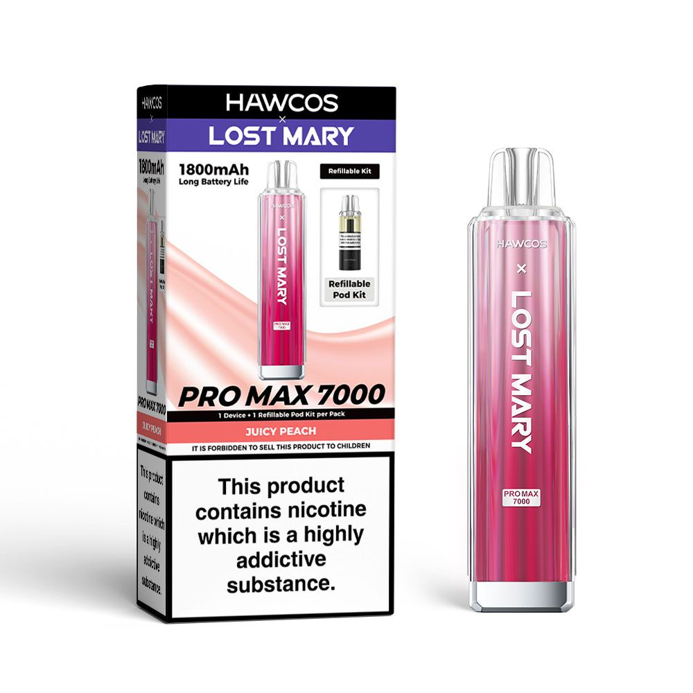 HAWCOS x Lost Mary PRO MAX 7000 Pre-Filled Pod Vape Kit 1800mAh - 20mg