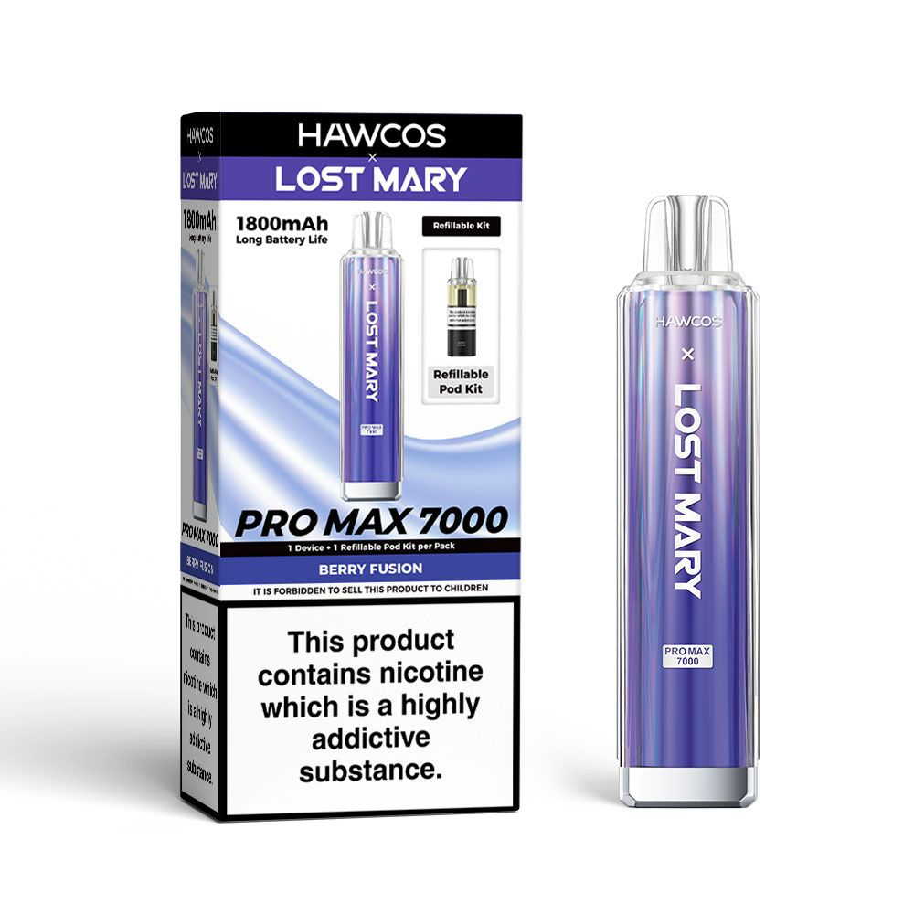 HAWCOS x Lost Mary PRO MAX 7000 Pre-Filled Pod Vape Kit 1800mAh - 20mg
