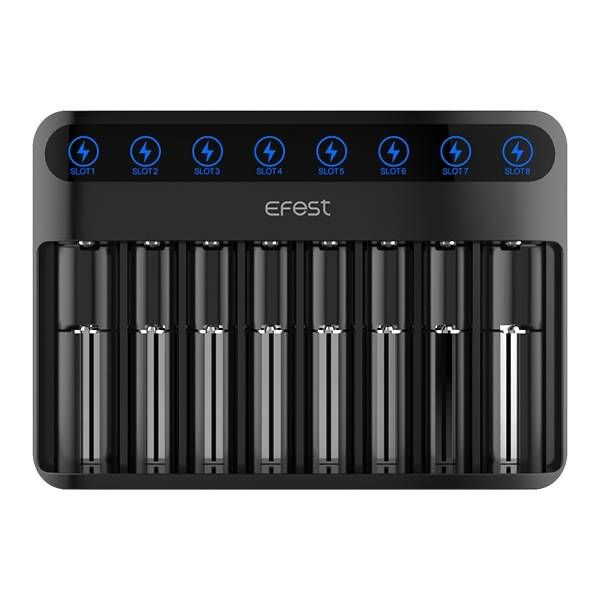 Efest LUSH Q8 Intelligent LED Charger - 8 Bay