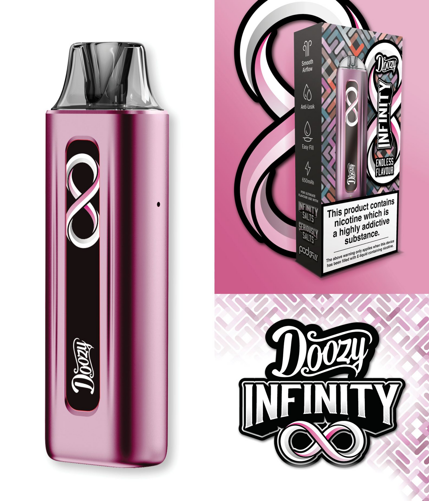 Doozy Vape Co INFINITY Pod Kit - 650mAh