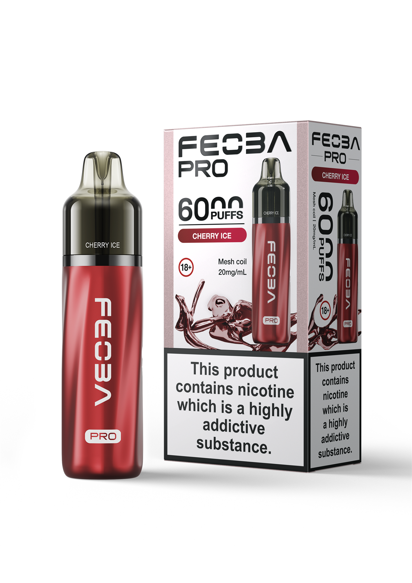 Feoba Pro 6000 BIG PUFF Pre-filled Vape Pod Kit - 20mg