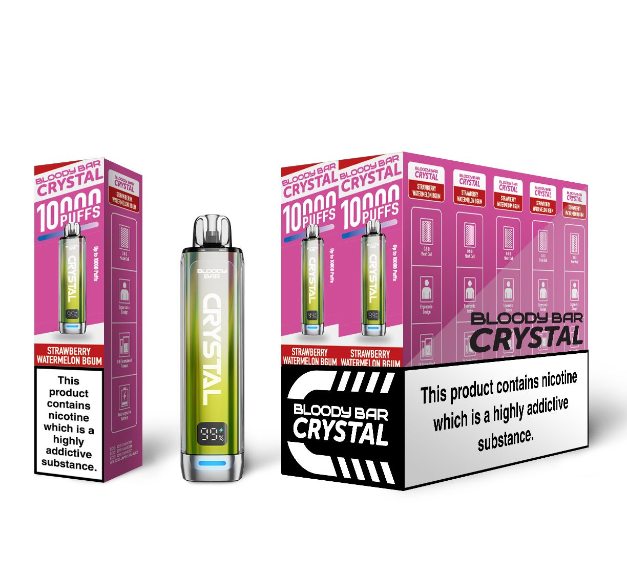 Bloody Mary TBO Bloody Bar Crystal 10K Pre-Filled Pod Kit - 20mg