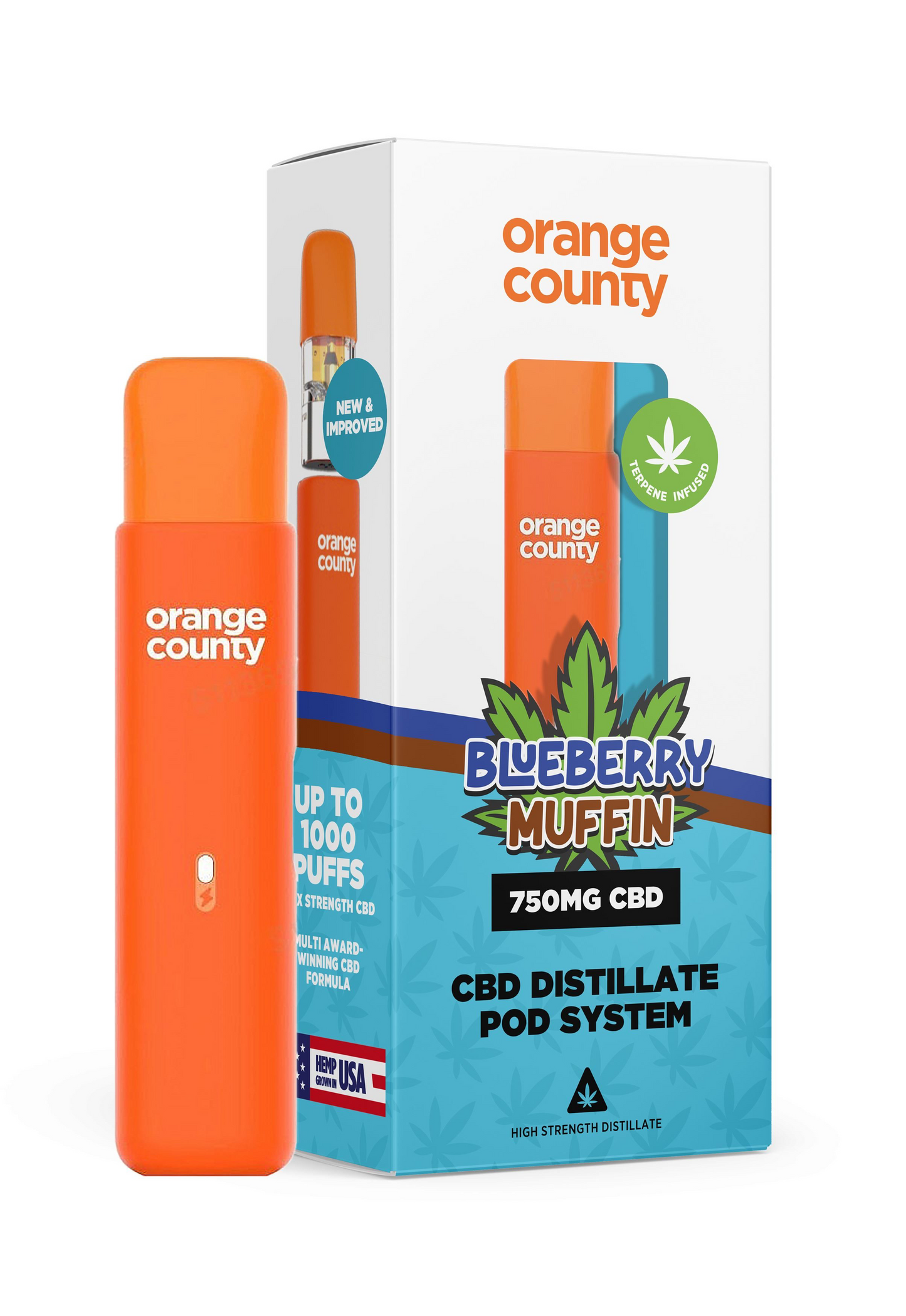 Orange County CBD Cali Range 750mg Pre-Filled Pod Kit