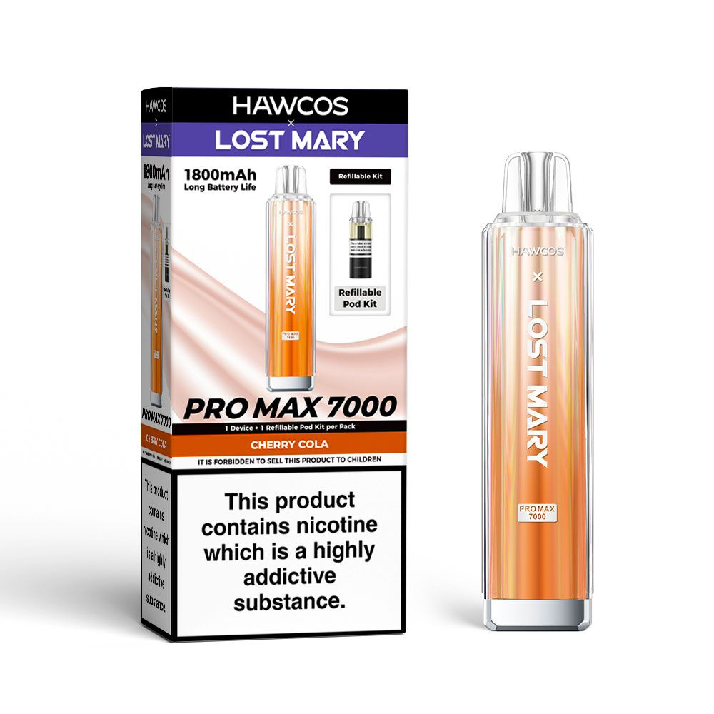 HAWCOS x Lost Mary PRO MAX 7000 Pre-Filled Pod Vape Kit 1800mAh - 20mg