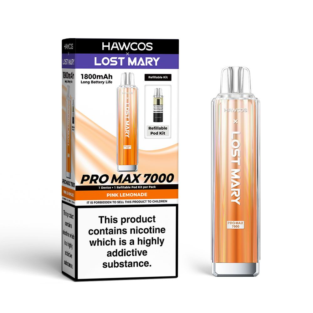 HAWCOS x Lost Mary PRO MAX 7000 Pre-Filled Pod Vape Kit 1800mAh - 20mg