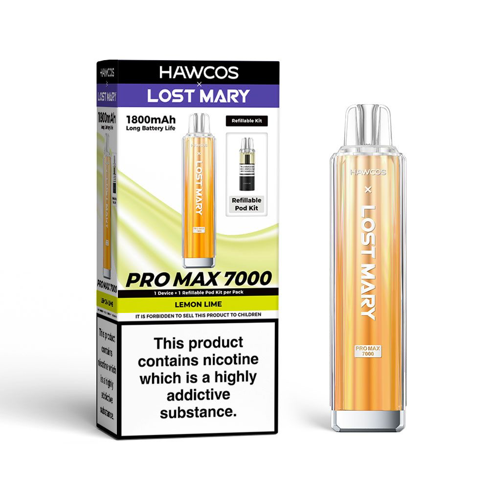 HAWCOS x Lost Mary PRO MAX 7000 Pre-Filled Pod Vape Kit 1800mAh - 20mg