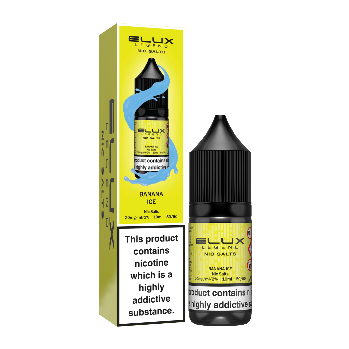 Elux Legend 10ml Nicotine Salt E-Liquid BANANA ICE 10mg / 20mg Nic Salts