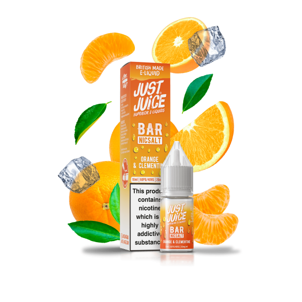 Just Juice Bar Range Nic Salts 10ml 5mg / 10mg / 20mg - ORANGE & CLEMENTINE