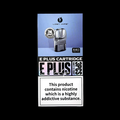 Lost Vape E PLUS Replacement Pods 0.8/0.6/0.3 Ohm - Pack of 3