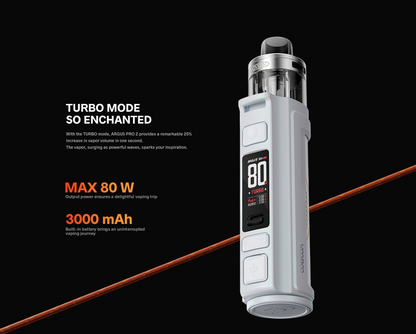 Voopoo Argus Pro 2 Integrated Pod Kit 80W 3000mAh - 2ml PnP X Platform Pod
