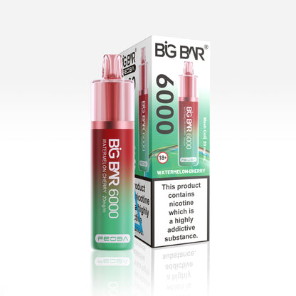 *Clearance Discount! FEOBA Big Bar 6000 Disposable Nicotine Salt BIG PUFF Vape Kit - 20mg