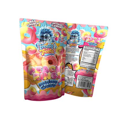 Freezy Treats Freeze Dried Candy - PEACHY RINGS