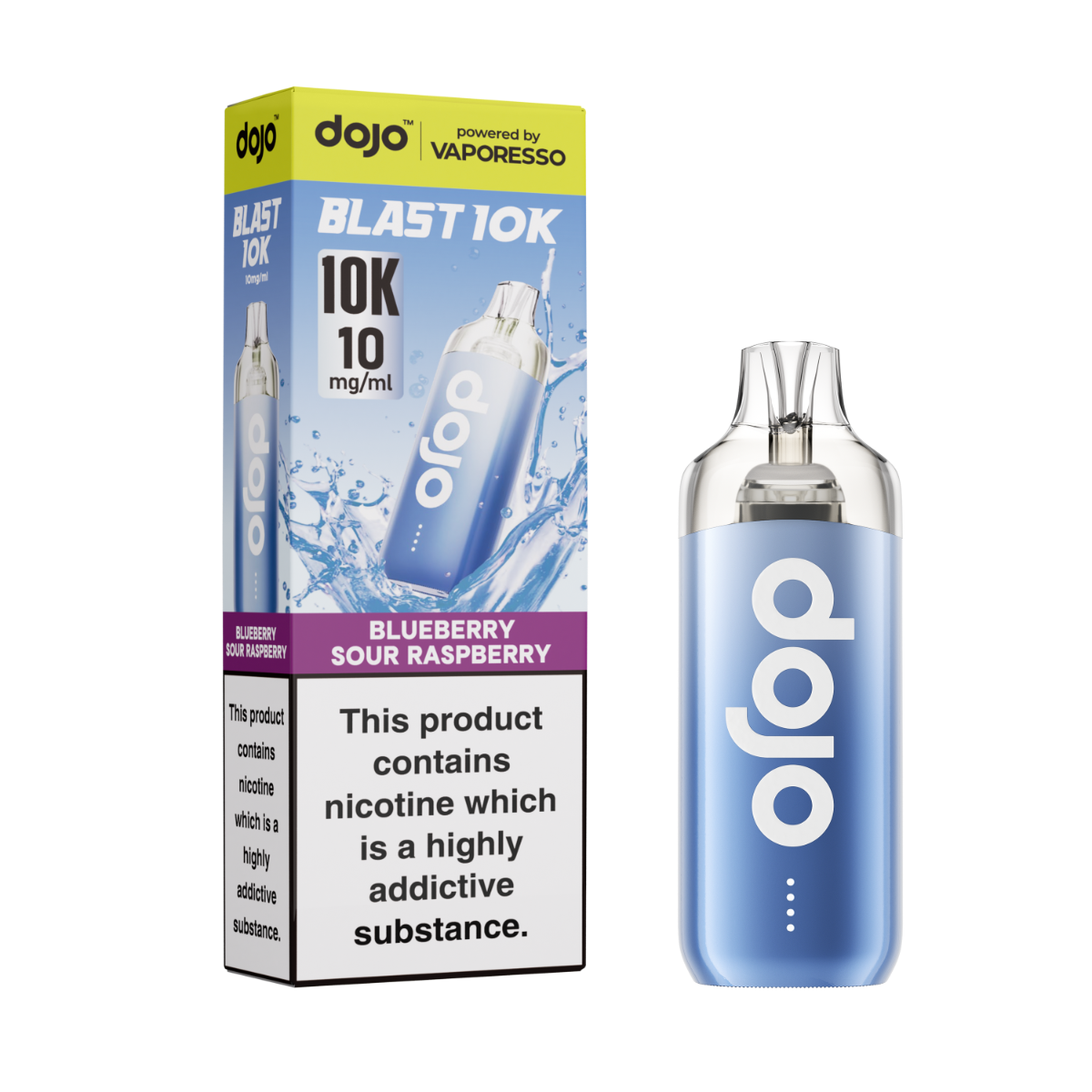 DOJO BLAST 10K Pre-Filled Pod Kit - 10mg