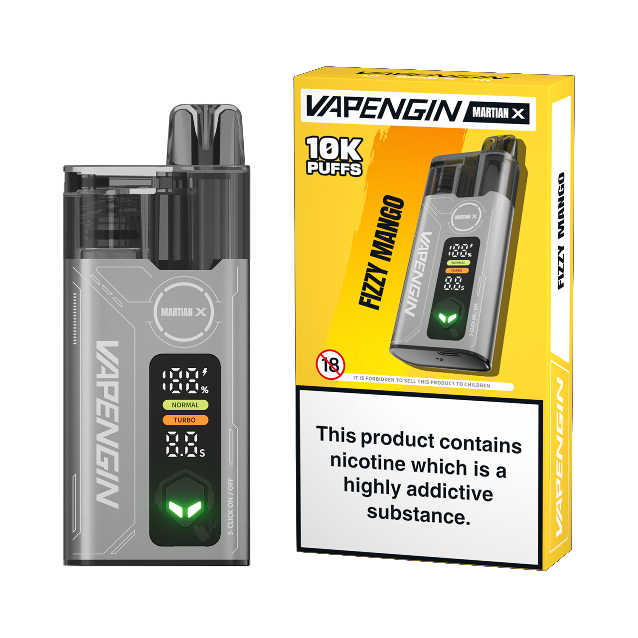 Vapengin Martian X 10k Big Puff Pre-Filled Pod Kit